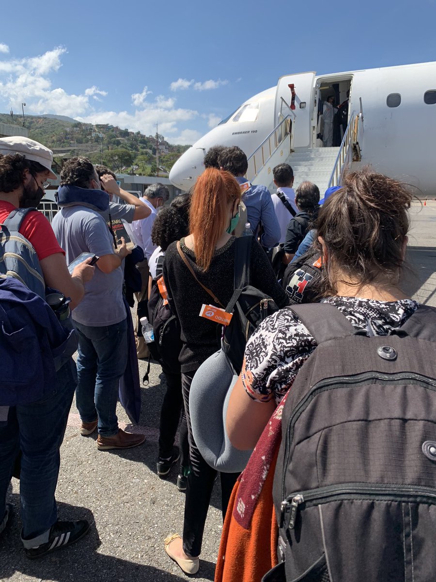 Observers asked to board flight from Caracas to Mexico City. Will the Colombian government allow the plane free access to the skies?