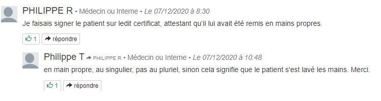 doclamarre's tweet photo. Ce que je préfère dans @leQdM ce sont les commentaires entre médecins (sous les articles).
L'anonymat libère les doigts et l'entre soi aidant, le principe de confraternité avec.
C'est parfois navrant. Souvent drôle et parfois assez fin (donc rassurant malgré tout).
#MainPropre😅 https://t.co/TwZ8ZrM7LH