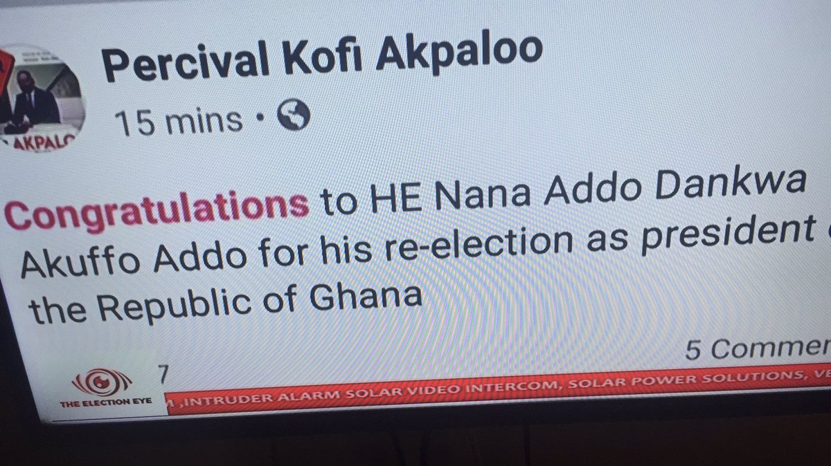 Sammy gyamfi tell your candidate to accept defeat #Election2020results #GhanaDecides2020 #EIBElectionHub