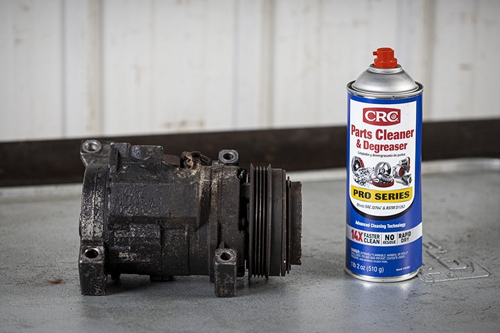 CRCAuto's tweet image. See the New Speed of Clean™.  What a difference after using CRC Parts Cleaner &amp;amp; Degreaser on this AC Compressor.  Looks like new!

#crcauto #partscleaner #accompressor #automechanic #carmechanic #autorepair #carmaintenance #repairshop #diy #savethemanuals #crcindustries