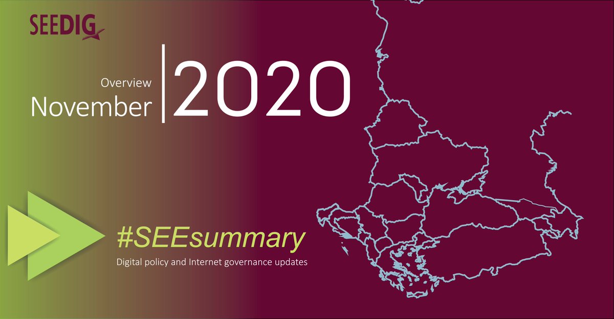SEEDIGcommunity's tweet photo. #SEESummary November issue is out! 
🗞️Main IG developments in the SEE+ region, upcoming IG events, and regional IGFs  
#StayHome Read, download and share now!👉https://t.co/SKfoTtKsA0 https://t.co/RpIMcuqkYW