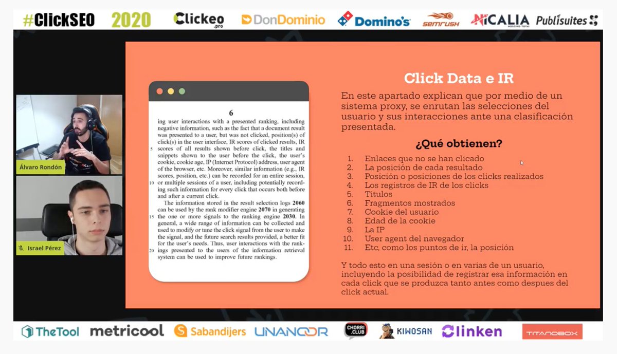 oletna's tweet photo. #clickSEO2020
#clickdata e IR
¿Qué obtienen?
#clickSEO2020 https://t.co/9AYwdJWU4r