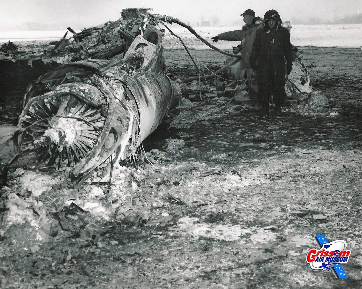 When the landing gear collapsed, the B-58 crushed the pod beneath it, which carried both the B53 bomb and 14,000 gallons of fuel. The fire caused the high explosives in all five bombs to detonate. The wreckage burned for two hours. Three of the five bombs were heavily damaged.