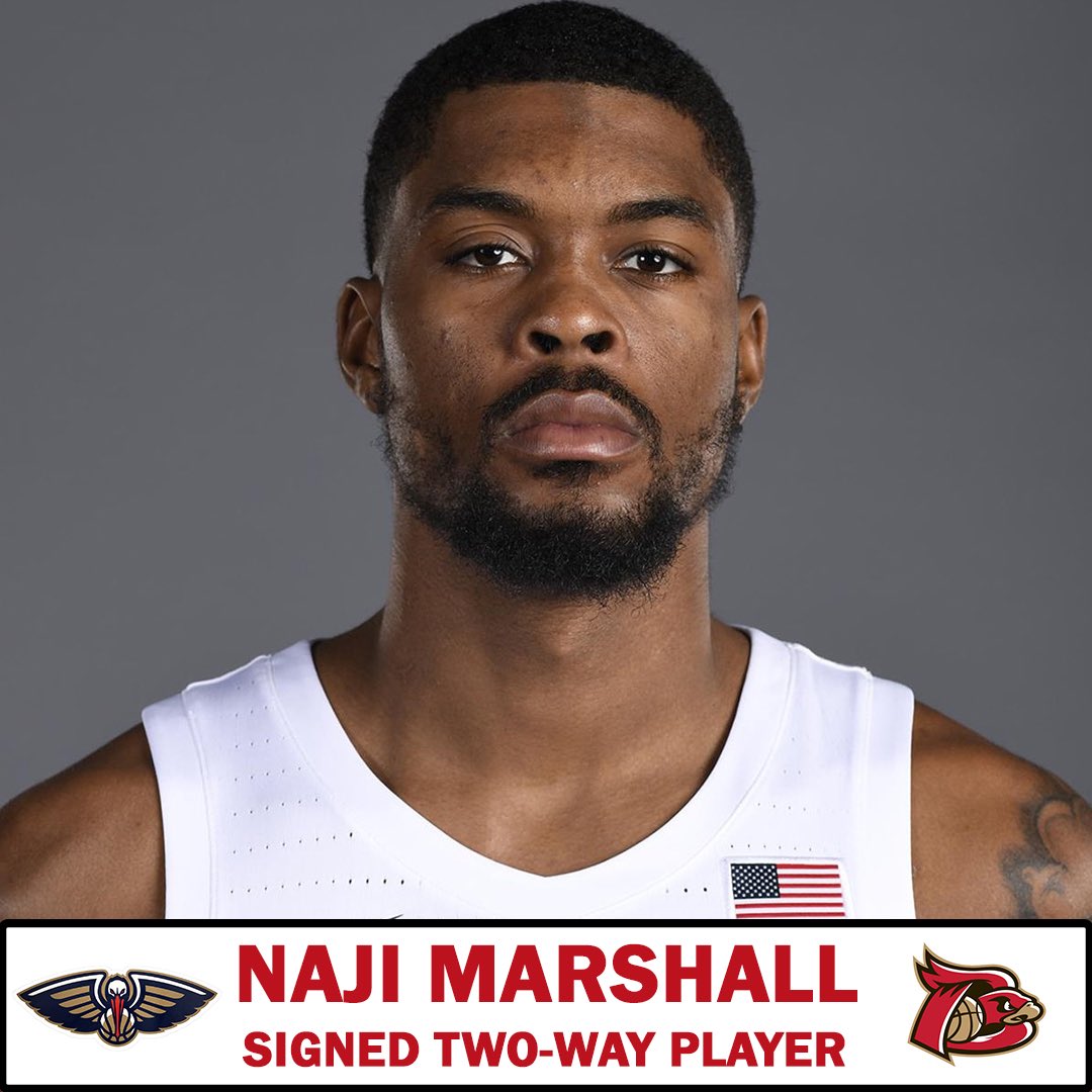 Erie Bayhawks Official The New Orleans Pelicans Sign Naji Marshall To A Two Way Contract Marshall 6 7 2 Played Three Seasons At Xavier With Career Averages Of 12 9 Pts 5 9 Rebs Erie Bayhawks Official The New Orleans Pelicans Sign Naji Marshall To A Two Way Contract Marshall 6 7 2 Played Three Seasons At Xavier With Career Averages Of 12 9 Pts 5 9 Rebs