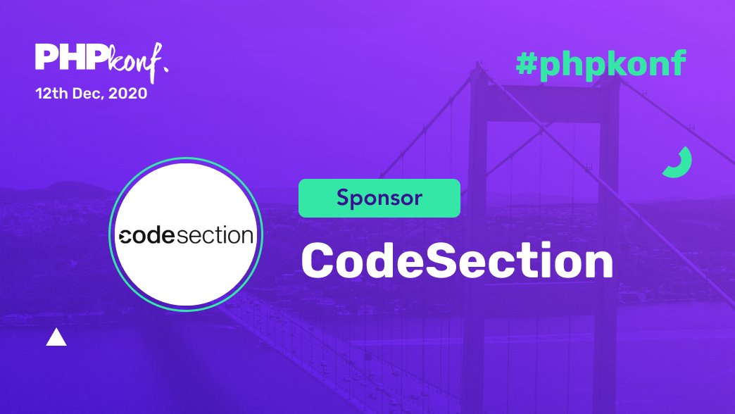 CodeSectionTR's tweet image. Sponsorları arasında yer aldığımız PHPKonf, 12 Aralık'ta online olarak düzenleniyor.

Laravel'in geliştiricisi Taylor Otwell, PHPUnit'in geliştiricisi Sebastian Bergmann gibi çok değerli konuşmacıların yer aldığı etkinliğe ücretsiz katılmak için; phpkonf.org