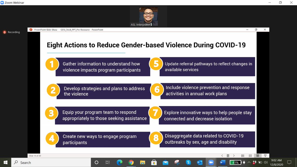 GCE_US's tweet photo. Thanks @FHI360 @Chemonics @iddcconsortium @MobilityINTL for The Crossroads of Exclusion: Addressing Increases in Gender-based Violence Against People with Disabilities event at the #Gender360Summit. #Inclusion is crucial in order to combat gender-based violence. #FHI360GESI https://t.co/het9qobmNT