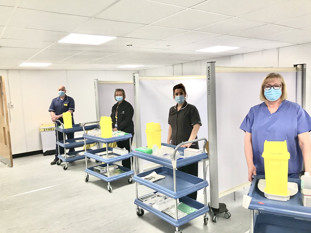 Today has been a momentous one and we're proud to be one of the 50 hospital COVID-19 vaccination hubs across the country. Meet some of the team who have worked so hard to get things ready and some of today’s vaccinators on this historic occasion. #COVIDVaccine