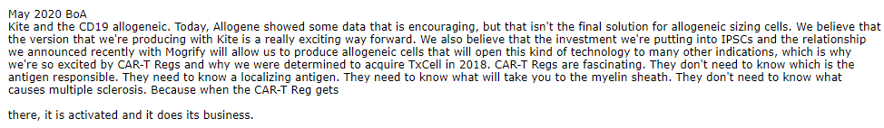 Despite hundreds of complaints that  $SGMO isn't progressing with  $GILD the reality is that sangamo is supporting not leading. And gilead has always looked to push for cures and better science. 8/n