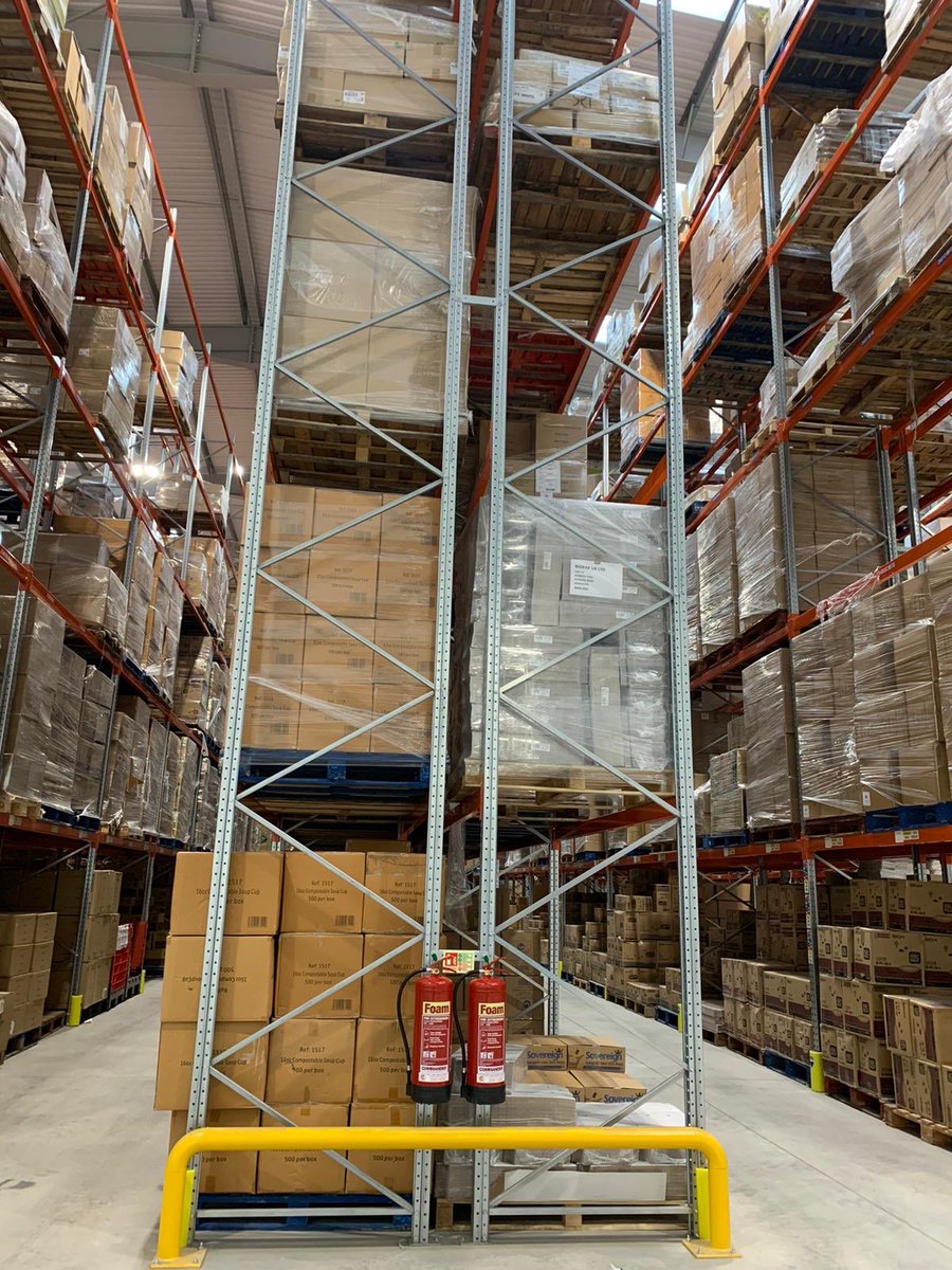 CityFireGlos's tweet photo. New installation of multiple fire extinguishers in a large purpose built Warehouse in #Worcester today. From survey to installation, we get the job done. #Gloucestershire #Cotswolds #Worcestershire #Wiltshire #ForestofDean #fireprotection https://t.co/n5ocfBylky