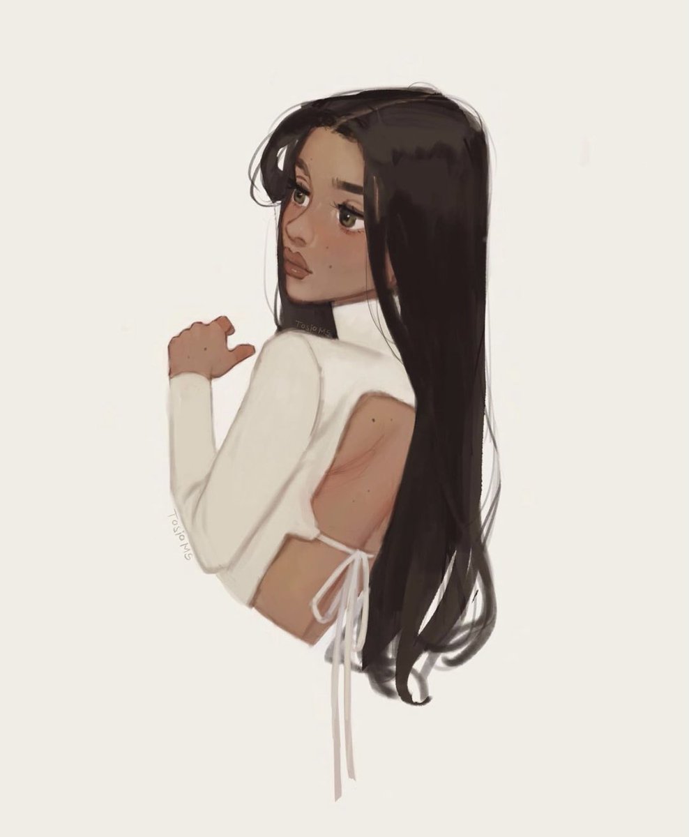 AgostiIsabella's tweet photo. My version of @tasia.m.s #drawthisinyourstyle 😊 loved the colour palette here! Also really wanted to draw some black hair

#dtiys #characterdesign #procreate https://t.co/n05W6mEuWm