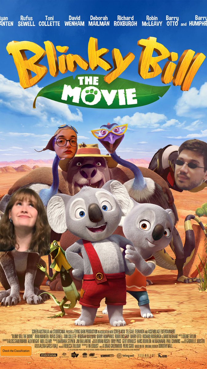 Toni Collette plays twin emus in this movie! Find us at the podcast store.