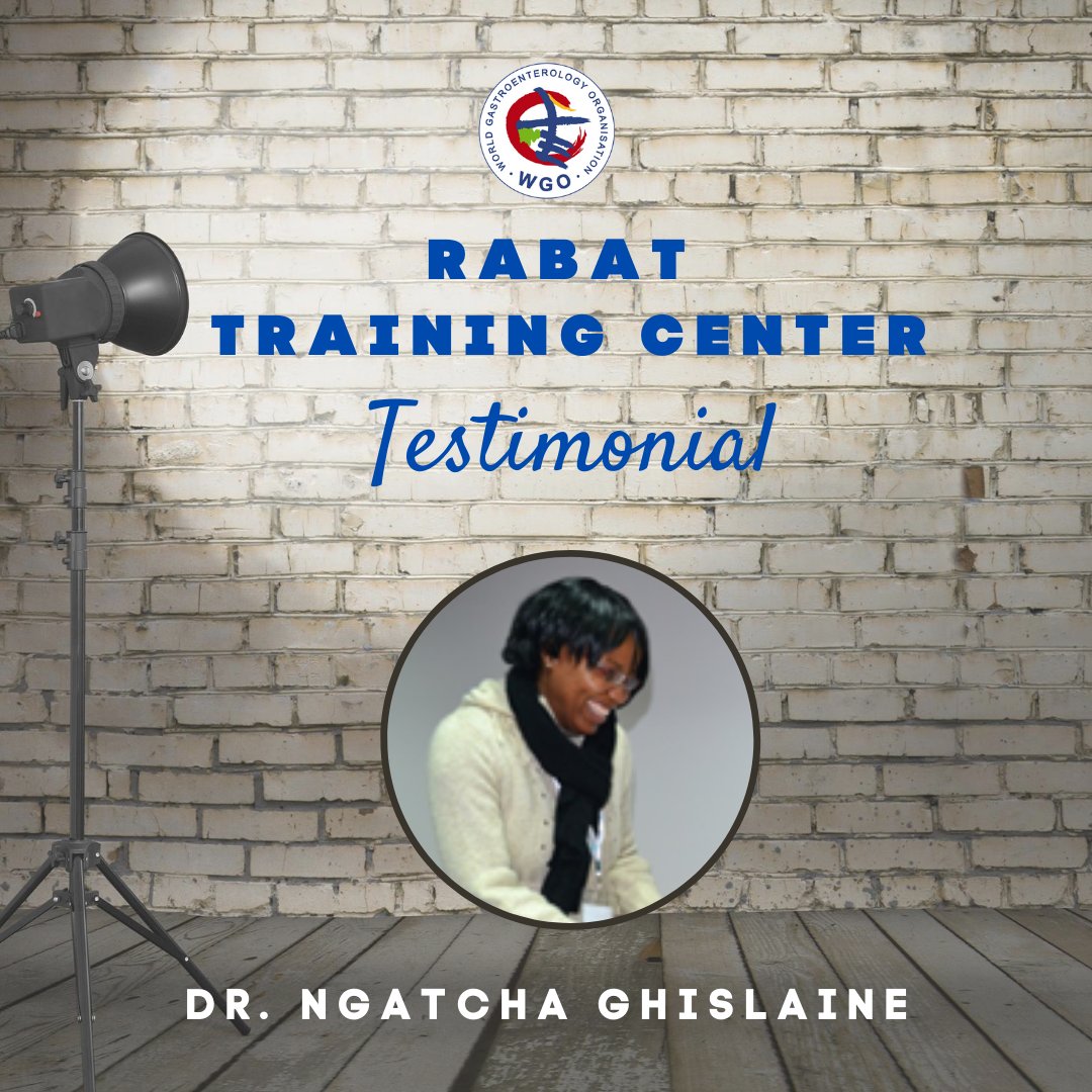 WorldGastroOrg's tweet image. Training Center Spotlight: Rabat - Ngatcha Ghizlaine, MD: Currently I am in Cameroon and I practice my profession on a daily basis, thanks to the WGO Training Center ow.ly/BGHs50CFWG7 #WGO #TCSpotlight