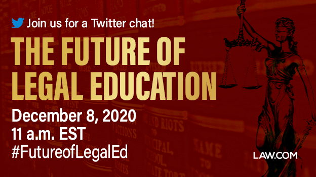 lawdotcom's tweet photo. That's a wrap! Thanks to all our panelists and participants for a great chat! Use #FutureofLegalEd to continue the conversation, and click the hashtag to revisit the chat. Have a safe and happy holiday season, and here's to a brighter future in 2021! https://t.co/G68xFoiob1