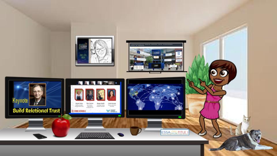 StaceyMTech's tweet image. 💻Great Morning!
💥Keynote - Yess!!  &quot;Build Relational Trust&quot;
💥WOW!  Educators from around the globe - &quot;Designing Learning for Professional Growth&quot; 🍎@learningforward @Title1_PGCPS #learnfwd20 #Title1Proud #PlugInPGCPS #PGCPSProud @Title1_PGCPS