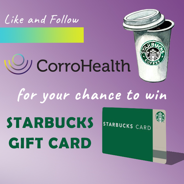 TSystem's tweet photo. Follow @CorroHealth and retweet this post, this week only, for a chance to receive a Starbucks gift card from our Digital Marketing Manager, @MrDollyPat Gift cards will be randomly DM'd over the next 7 days! https://t.co/lsaHtUGUbR