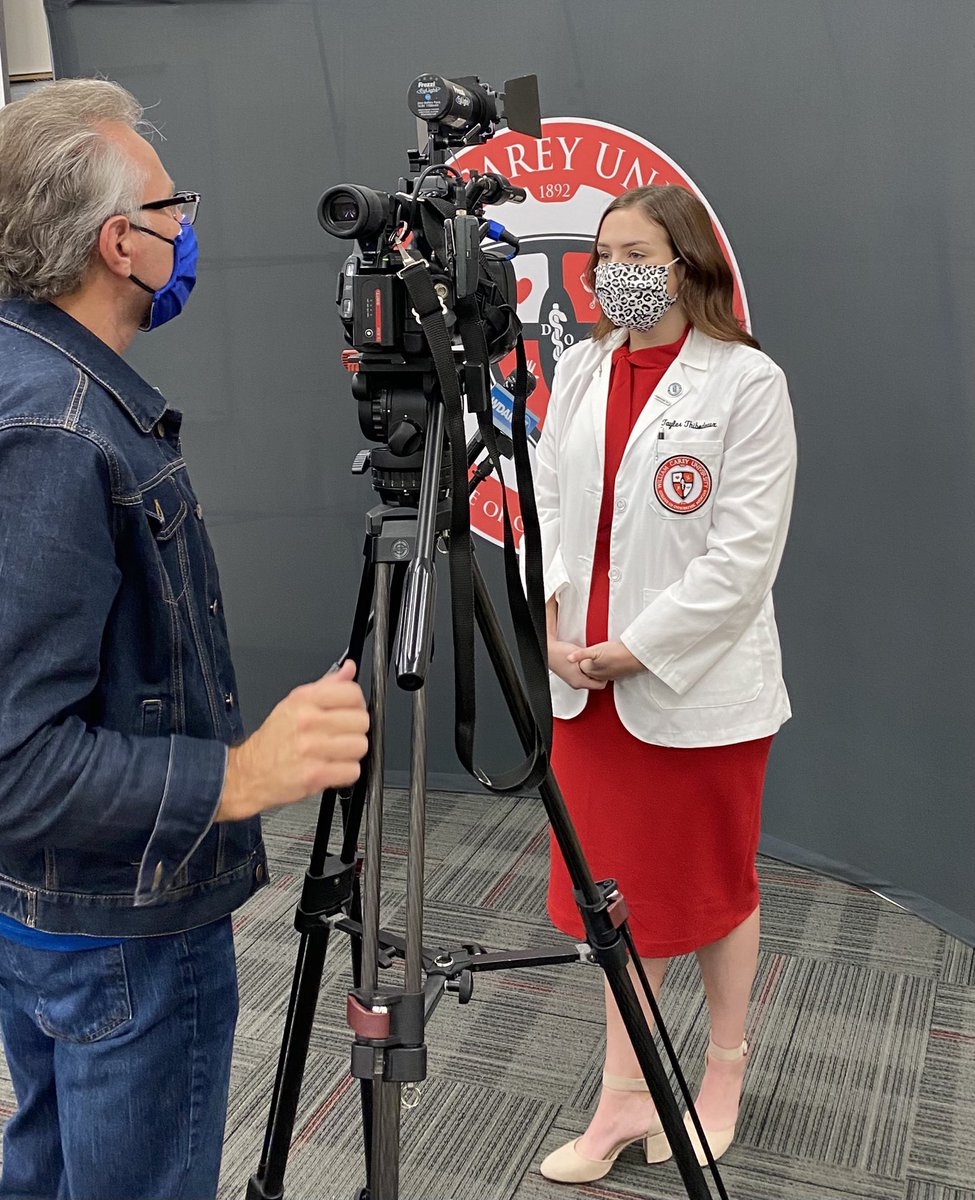 So proud of OMS-2 Student Doctor Taylor Thibodeaux! She was one of our four Choosing Wisely STAR Scholars—and did a wonderful interview with ⁦@wdam⁩! She is on her way to becoming a future leader! ⁦@DOsofMOMA⁩ ⁦@AOAforDOs⁩ ⁦@MSMA1⁩ #DoctorsthatDO