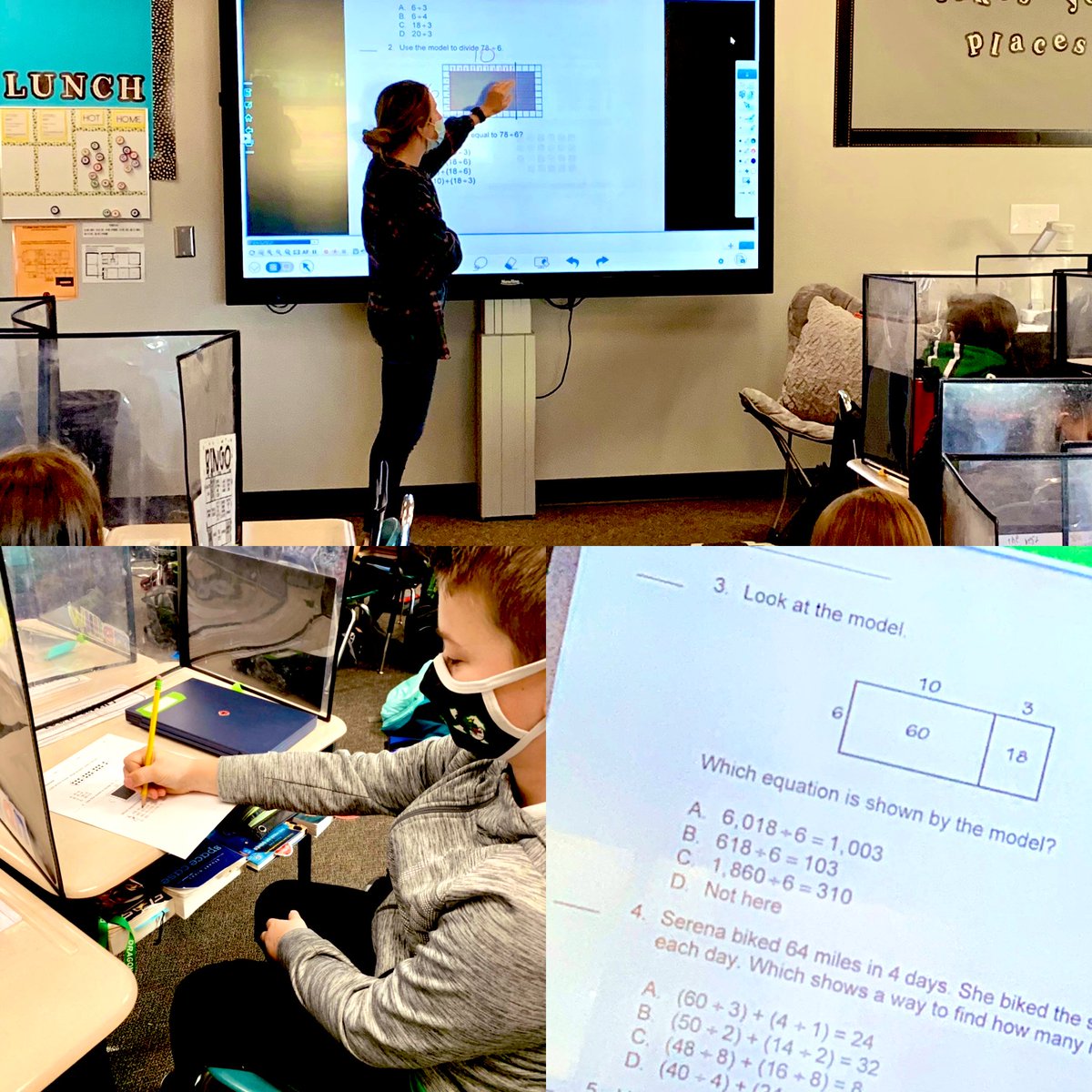 I love braggin’ on our Dragons! What a great way to start our Tuesday: reviewing area model by using grouping and long division. 🧮💚📝 <a href="/oldunionES/">Old Union Elementary School</a> <a href="/Carrollisd/">Carroll ISD</a> <a href="/CarrollCurric/">Carroll ISD C&I</a> #DragonStrong #mathiscool