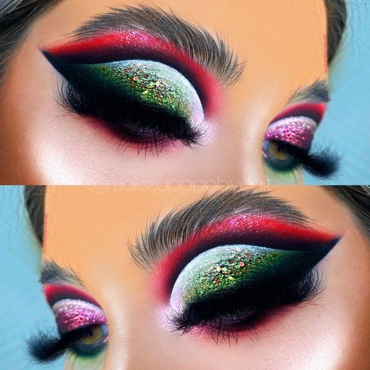 makeuppppbycait's tweet photo. 🎄❤️ Christmas Collab look ❤️🎄 
https://t.co/AM18rp0G9z ✨ https://t.co/Hg6h8xn6k6