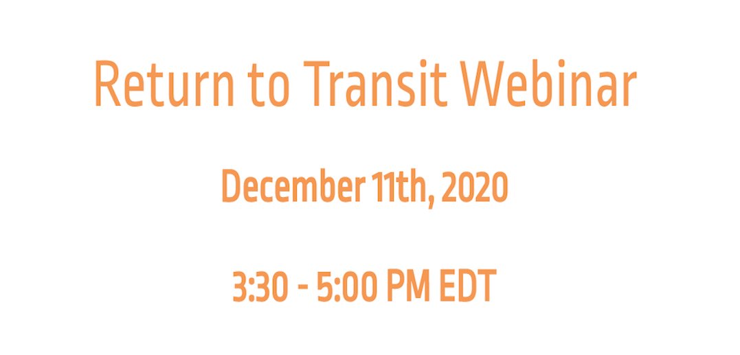CUTRIC_CRITUC's tweet photo. Join #TeamCUTRIC on December 11 for an information session to review current research that will assist public transit in getting ridership back to pre-COVID-19 levels. Don’t miss out – reserve your spot today: https://t.co/MrrGyV38gA #transit https://t.co/mrU46NpfaS