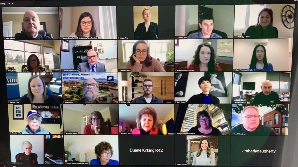 UK_COP's tweet photo. Our first virtual Paul F. Parker Award Luncheon. So great to have our pharm fam attending from all over the world to celebrate @UAMSPharmacy Dean Cindy Stowe. #beyondthescript #ashp2020 https://t.co/qnFR9JDaDx