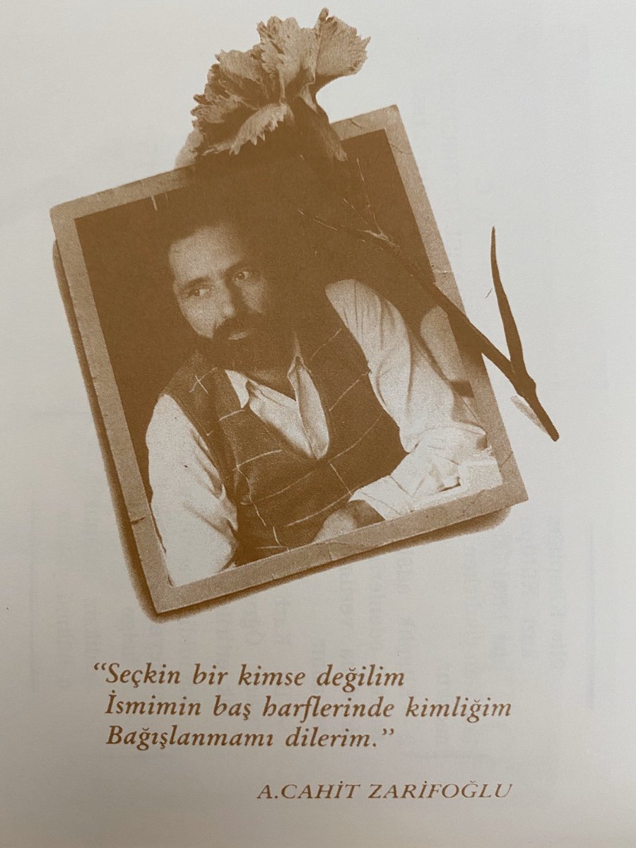 Zarifoğlu'na bütünüyle vurulmakta başlıbaşına bir şiirdir. 

#CahitZarifoglu