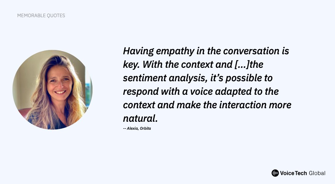 orbita_inc's tweet image. Tune into recent discussion on the impact of conversational AI in healthcare amidst COVID-19 w experts from @orbita_inc, @LabVoice_AI, @Bola_ai, and moderator Sonia Talati. WATCH NOW: bit.ly/39V7LTE #conversationalai #healthcare #healthtech #digitalhealth