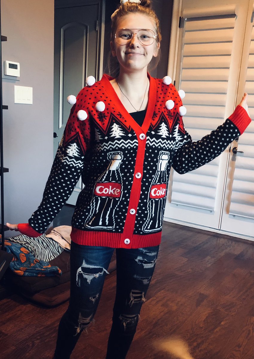 Happy tacky sweater Tuesday!!! #tackyhawks <a href="/STUCOHeath/">Heath StuCo</a>