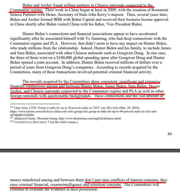 Senate Report on Hunter Biden: Findings ‘Don’t Just Raise Conflicts of Interest Concerns, They Raise CRIMINAL, FINANCIAL, COUNTERINTELLIGENCE and EXTORTION Concerns’  Eov-RskXEAcjY3K?format=jpg&name=small