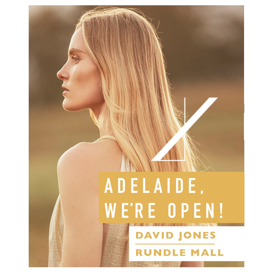 HELLO ADELAIDE! We are thrilled to open our new GINGER &amp; SMART boutique in David Jones Rundle Mall! Come and visit us on level 1... xx