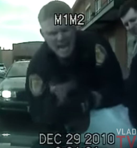 Longley was one of four officers who brutally beat and choked Isaac Ocak on camera in 2010. Ocak received $70k in a settlement. None of the officers were disciplined