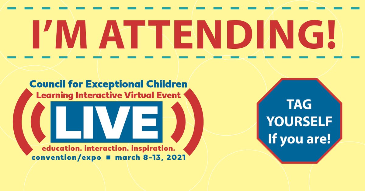 I'm attending! Are you?