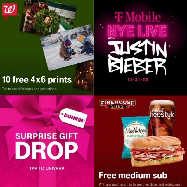 It's the best day of the week... T-Mobile Tuesday!!  Who doesn't like free stuff?!  Check out just a few of the offers in the photo.  Log into your app for details!  #CSNation #TMobileTuesdays #freestuff