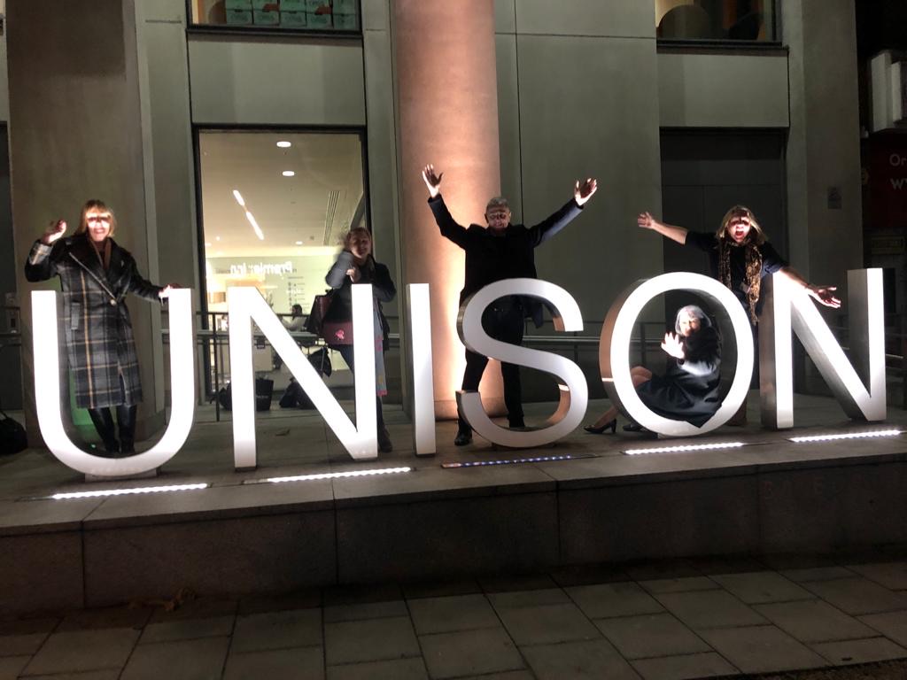 A late finish tonight the UNISON Centre, but great to spend socially distanced time with some of our great team after 9 long months. Proud of the way we have kept our union visible and there for our members throughout this crisis