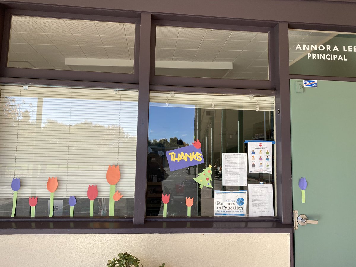 Friendly elf, or random act of kindness? Imagine my surprise and joy this morning when I opened my blinds and saw a lovely paper garden in my window. Thank you to whoever did this- my day was brighter because of you.