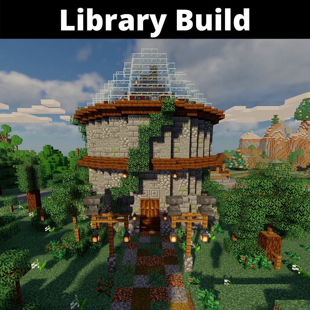 trainer_time's tweet image. We just built this beautiful library and we want to show you how! But we need ten likes to share the tutorial! So make sure you hit that button and show us some love!

#Minecraft #MinecraftBuilder #MinecraftBuildIdeas #MinecraftLibrary #MinecraftLibraryIdeas #MinecraftBooks