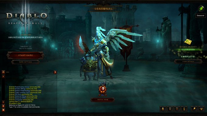 Most recent gaming achievement you're happy about? Mine, nothing great, but I got my season (22) finished<a href="/tag/happy"class="tags"><span>#happy</span></a><a href="/tag/monk"class="tags"><span>#monk</span></a><a href="/tag/gaming"class="tags"><span>#gaming</span></a><a href="/tag/tempestrushbuildbecrazy"class="tags"><span>#tempestrushbuildbecrazy</span></a>