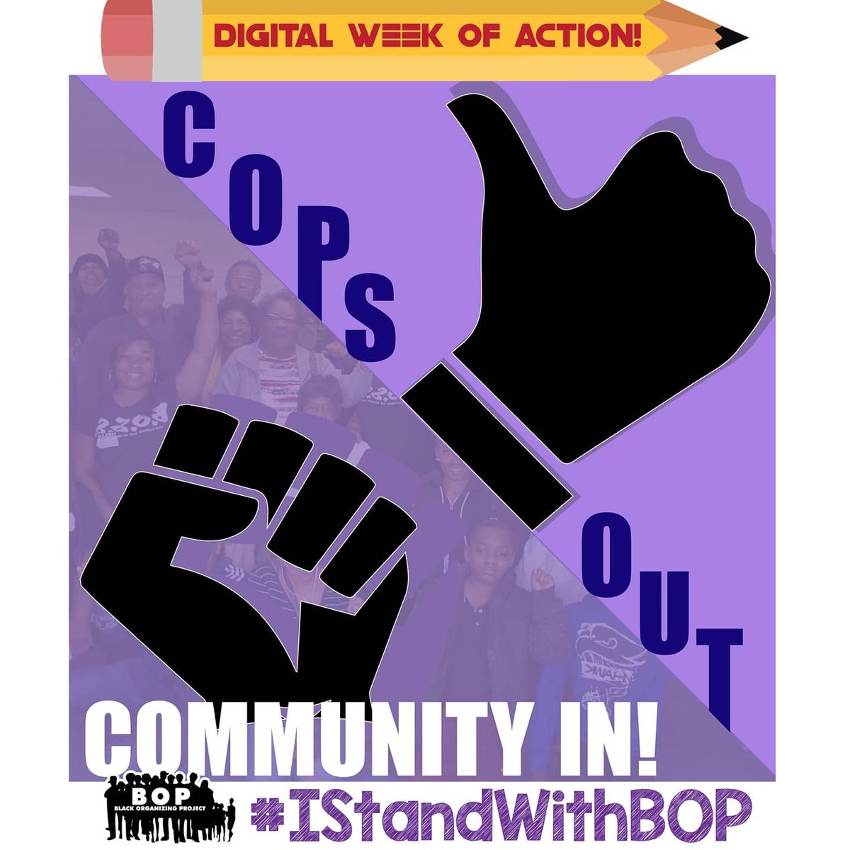 BlackOrgProject's tweet photo. ⚠️⚠️
Let's paint the internet Black + Purple for Black Sanctuary in Oakland! Screenshot this pic and make it your profile pic! THEN throw these hashtags in your bio to show you stand with BOP ✊🏾✊🏿 #CopsOUTCommunityIN #BlackSanctuary #StandWithBop #TimeForTransformation https://t.co/jtvhJlgZcK