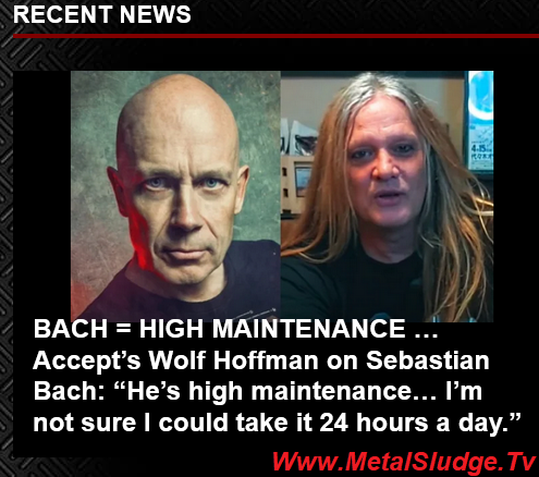 cskkdfgr's tweet photo. BACH = HIGH MAINTENANCE … @accepttheband's @thewolfhoffmann on Sebastian Bach: “He’s high maintenance. I’m not sure I could take it 24 hours a day.” #SebastianBach #WolfHoffman #Accept #ExSkidRow #Sludge #HighMaintenance @Strigl @talkingmetal #MetalSludge
https://t.co/QpHjiu5d6n https://t.co/DlaLtx9IgJ