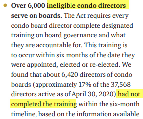 I'd also want my directors to have the training they're supposed to have. /12