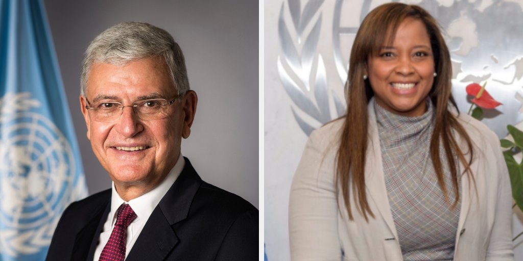 UN GA President (@un_pga) on Twitter photo I spoke with the Permanent Representative of <a href="/GrenadaUN/">GrenadaUN 🇬🇩</a>, H.E. Ms. Keisha Aniya McGuire. 2020 is a critical year for #SDG14 & the ocean agenda. I thanked her for her commitment to ensuring that progress in this area is an integral part of #UNGA’s work this year. I spoke with the Permanent Representative of <a href="/GrenadaUN/">GrenadaUN 🇬🇩</a>, H.E. Ms. Keisha Aniya McGuire. 2020 is a critical year for #SDG14 & the ocean agenda. I thanked her for her commitment to ensuring that progress in this area is an integral part of #UNGA’s work this year.