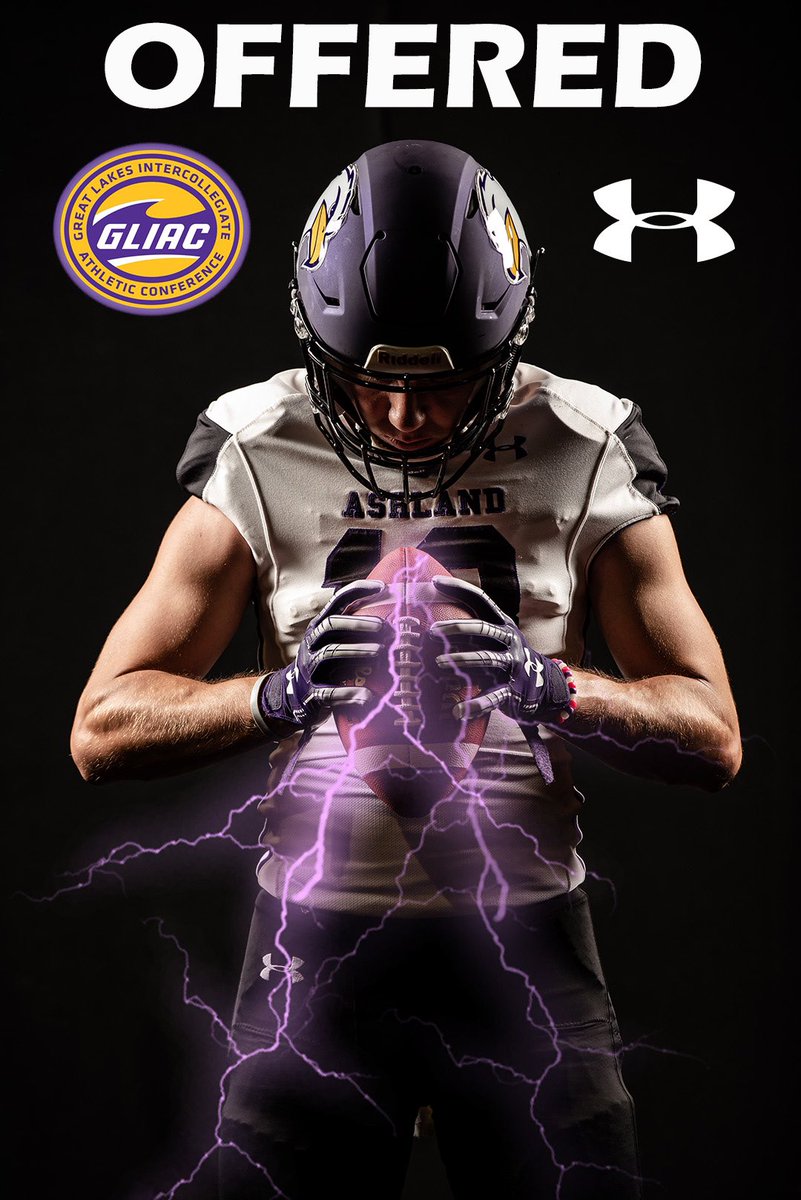 NSpatny's tweet photo. BLESSED to receive an offer to play football at Ashland University. Thanks to coaches @E_Berbari @Coach_Orsini for making this opportunity possible. Go Eagles 🦅💜💛 https://t.co/XIg5gyo4bR