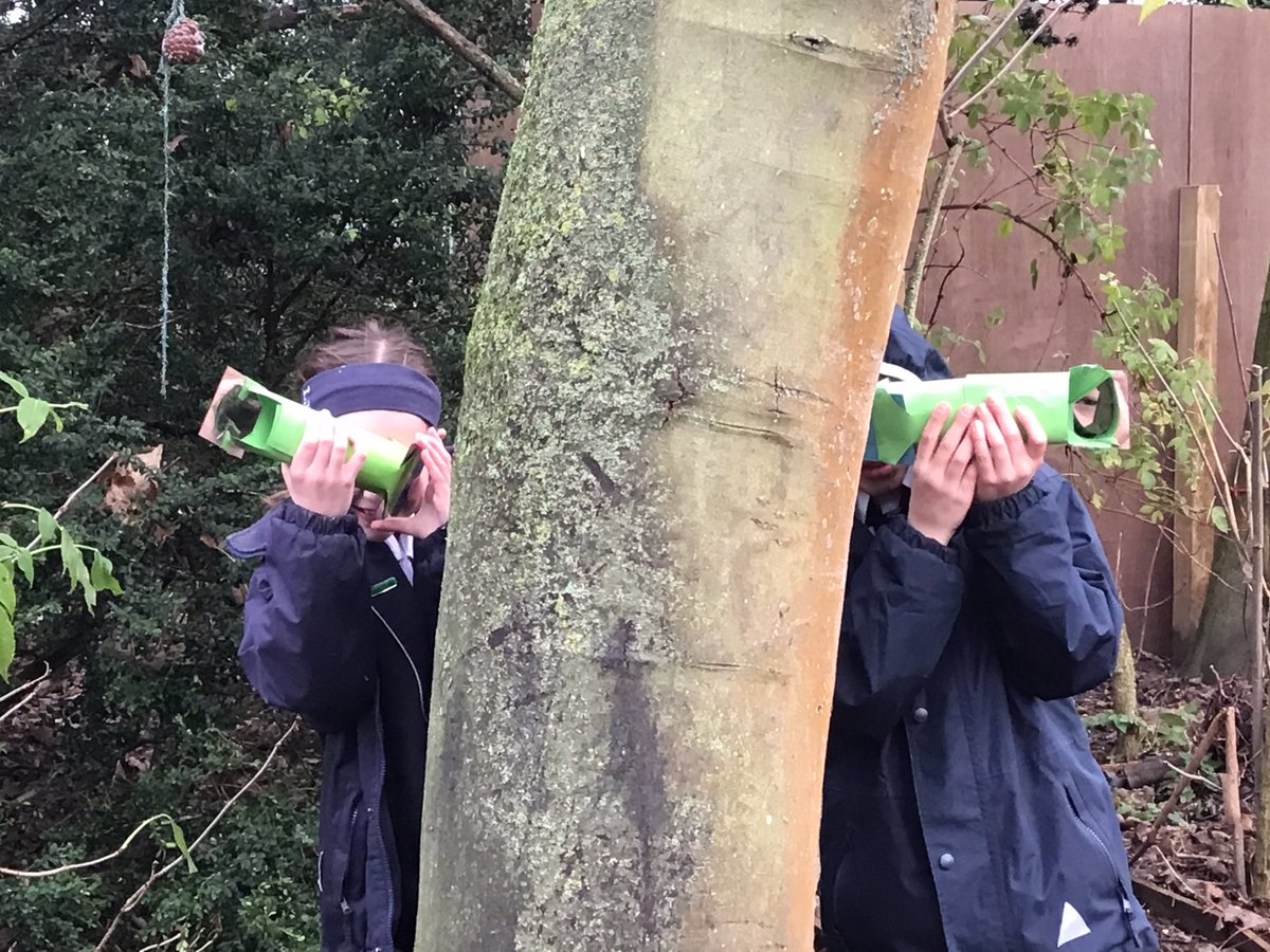 LaxtonJunior's tweet photo. Beware, if you go into the @LaxtonJunior Woodland Garden - there might be spies about! #LJSYearFive made periscopes today, and were very eager to try them out! #WeAreLJS #LJSScience https://t.co/k6yz4IqdFa