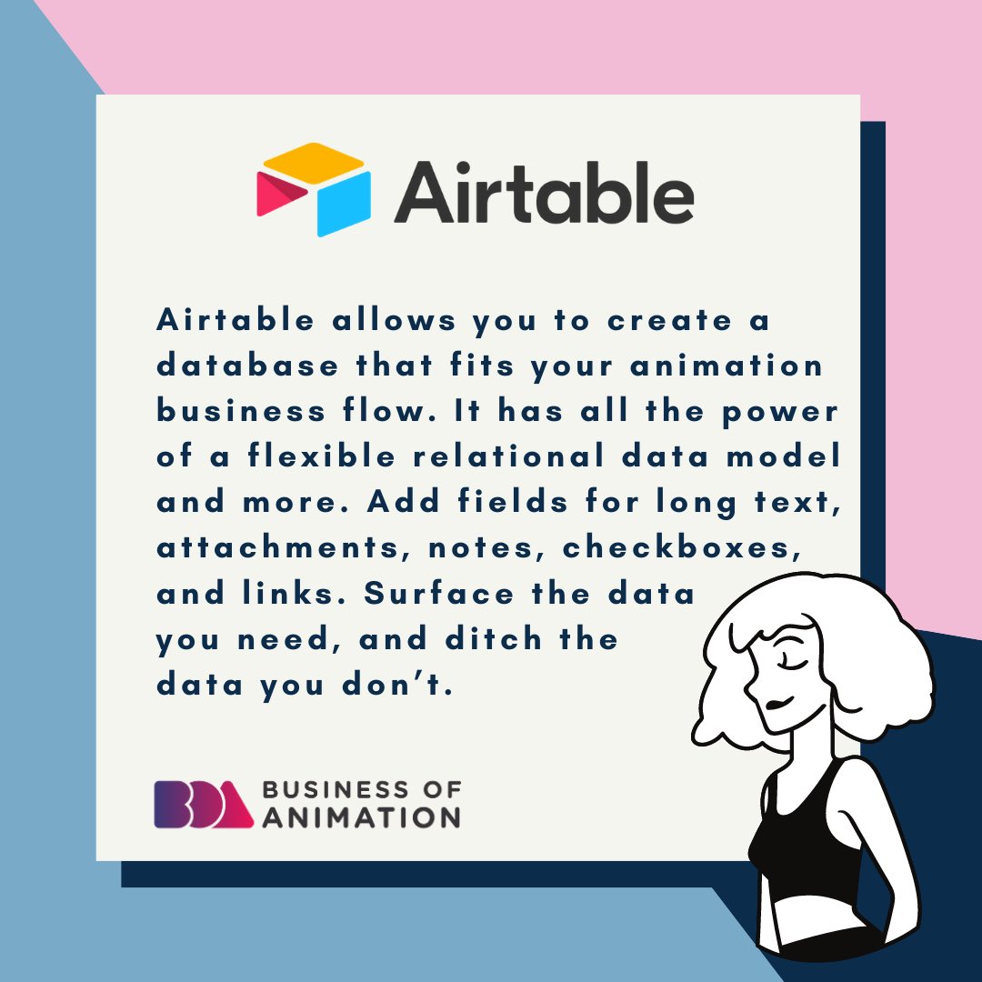 animationbiz's tweet photo. Want to have a more organized workflow for all your animation projects?
Here are 5 Project Management Tool Options For Your Animation Business.
1. Teamwork
2. Asana
3. Basecamp
4. Trello
5. Airtable
#animationproject #animatorproject
#animatorprojectmanagement https://t.co/gJQXkaelgw
