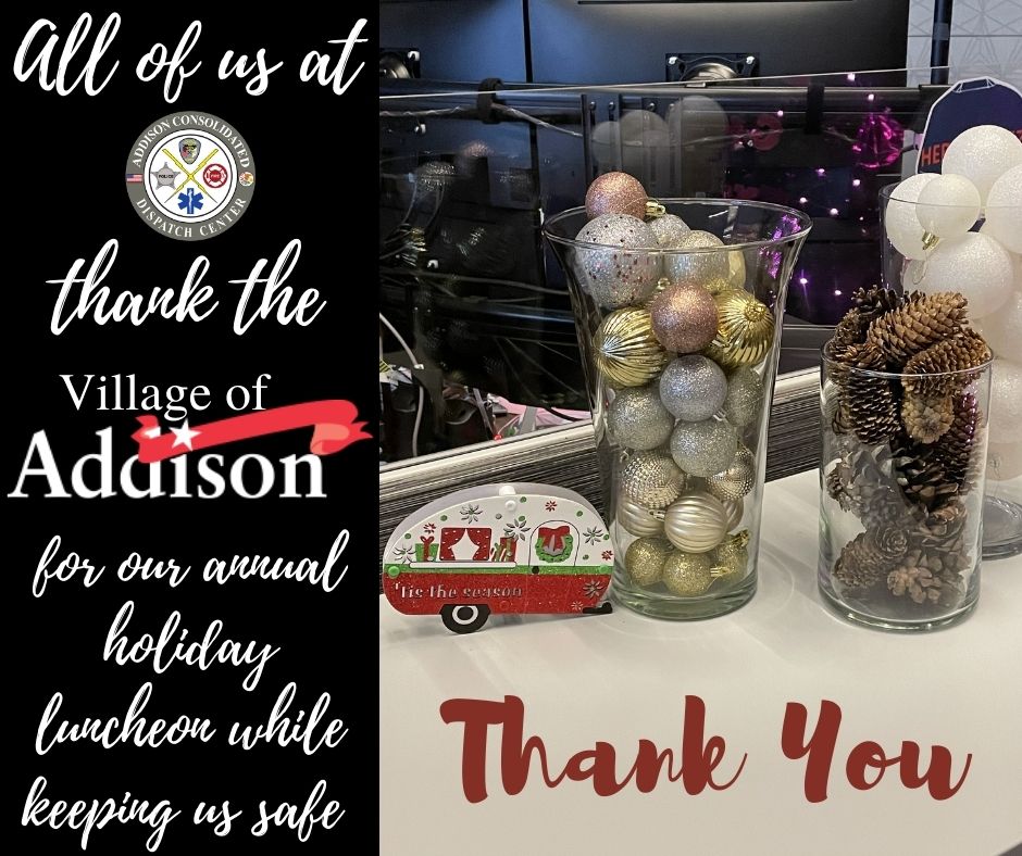 ACDCdispatch's tweet image. #addisonadvantage #ACDCpride #socialdistancing #shelterinplace #AllInIllinois