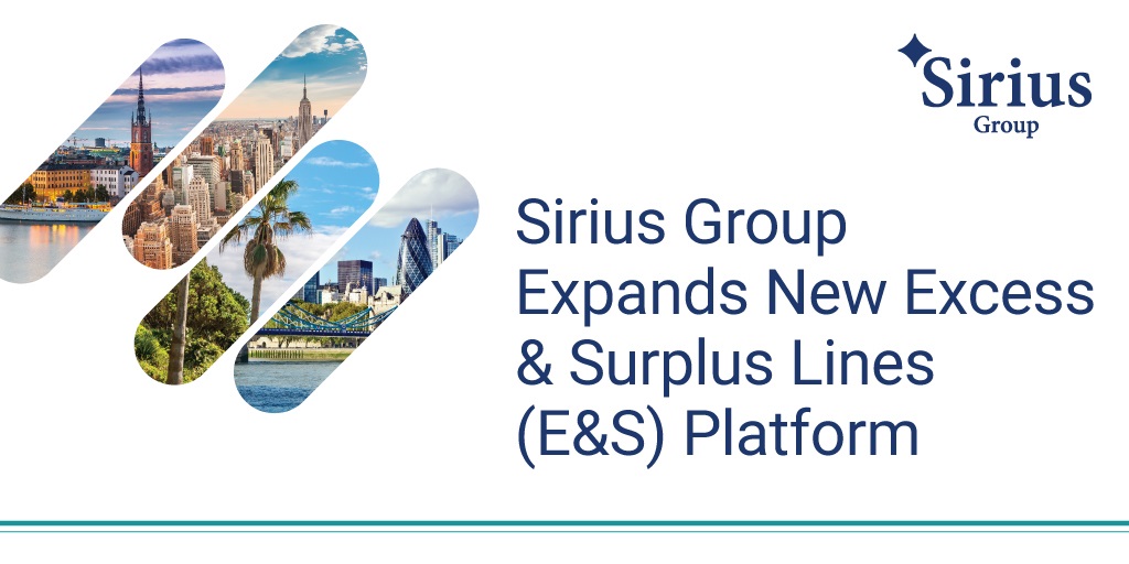 Sirius Group is now @SiriusPointLtd (@siriusgroupltd) on Twitter photo <a href="/SiriusGroupLtd/">Sirius Group is now @SiriusPointLtd</a> Expands New U.S.-Based Excess & Surplus Lines (E&S) Platform. Read more here: bit.ly/3mX6sHx
#SiriusGroup #environmentalinsurance <a href="/SiriusGroupLtd/">Sirius Group is now @SiriusPointLtd</a> Expands New U.S.-Based Excess & Surplus Lines (E&S) Platform. Read more here: bit.ly/3mX6sHx
#SiriusGroup #environmentalinsurance