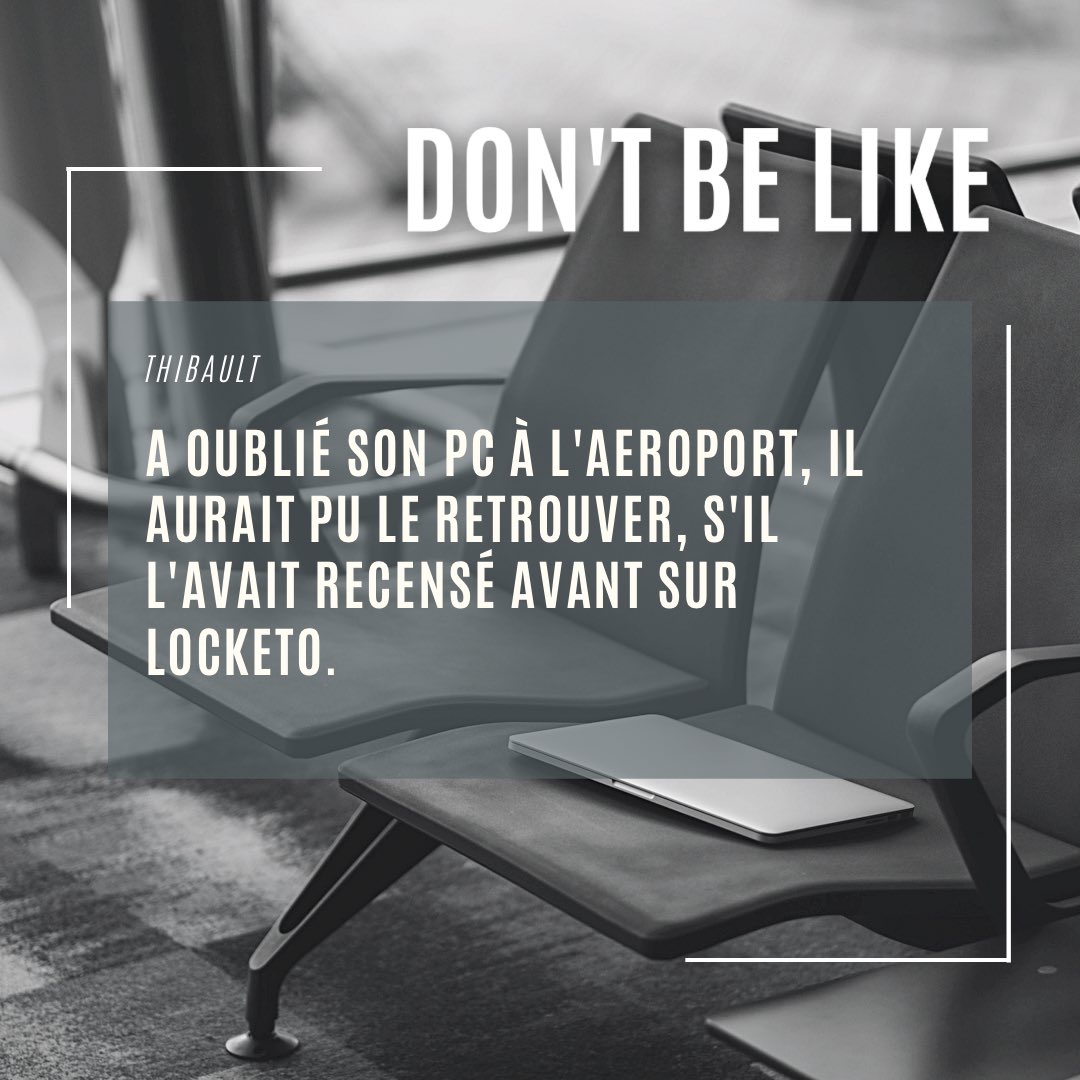 GetLocketo's tweet photo. Locketo vous protège contre les aléas du vol et de la perte de vos appareils. Ajoutez les comme appareils de confiance dès maintenant sur https://t.co/CrBoinM9qS #stopvol #ordinateur #computer #marquage #perdu #lost #found #safe #security #stop #instagram #thief #riskfree https://t.co/y9eV6RTGRn