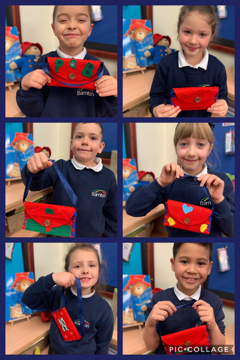 BarntonMissCo's tweet photo. I am so proud of these wonderful bags that the children have made for Paddington! Super perseverance with sewing! 🧵 #BCNPSDT @BarntonMrsL @barntonMrS https://t.co/pK60MIM5Td
