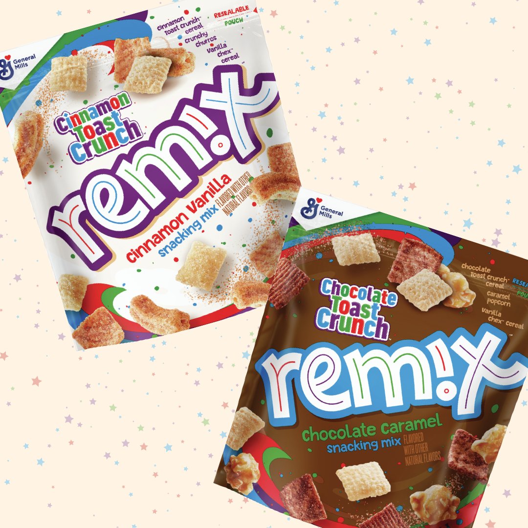 Anotha one. Cinnamon Toast Crunch Remix coming to stores soon. Get ready to snack!