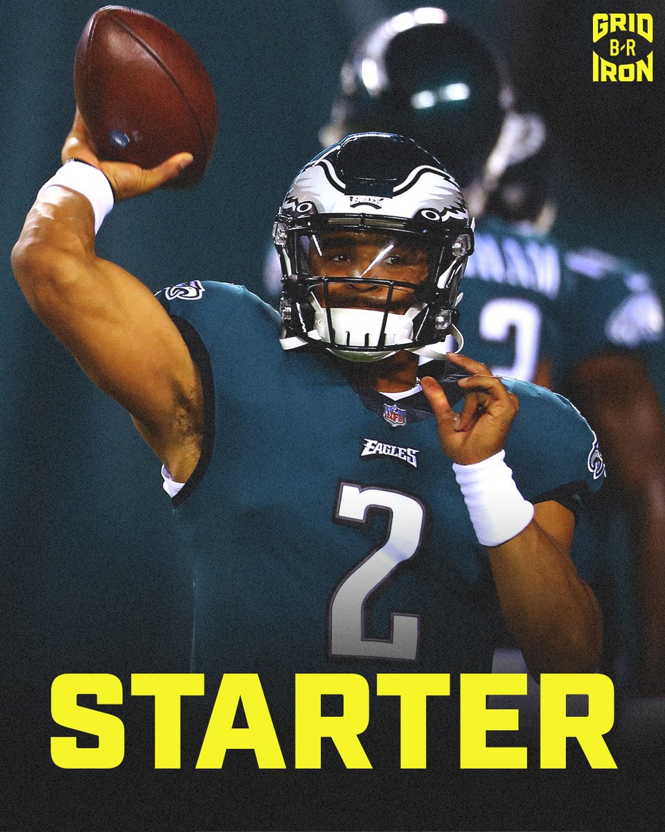 BleacherReport's tweet photo. Doug Pederson is naming Jalen Hurts as the starting QB for this week vs. the Saints, per @AdamSchefter, @mortreport

Carson Wentz will be the backup https://t.co/lfLARhH16x