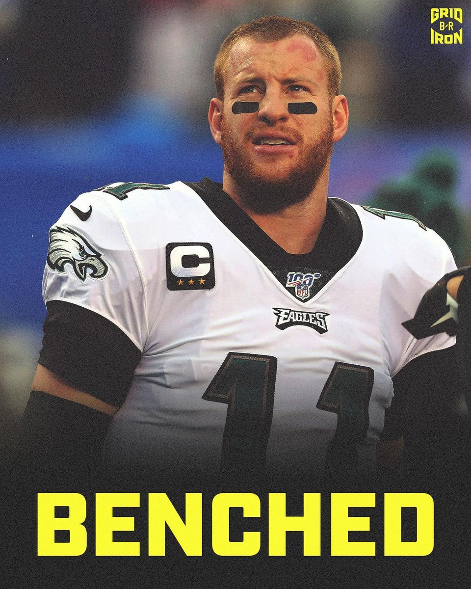 BleacherReport's tweet photo. Doug Pederson is naming Jalen Hurts as the starting QB for this week vs. the Saints, per @AdamSchefter, @mortreport

Carson Wentz will be the backup https://t.co/lfLARhH16x